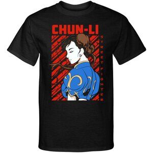 Street Fighter Chun Li Video Martial Arts Gaming Tee Shirt